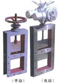 電動、手動插板門